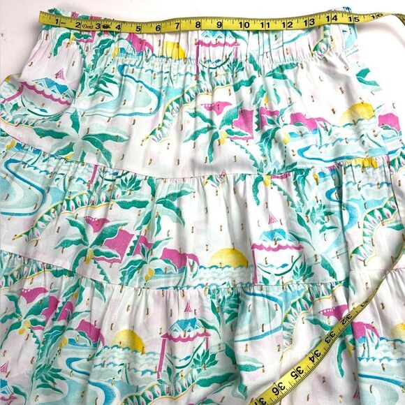 Crown & Ivy Tropical Print Women's Skirt - Picture 5 of 7